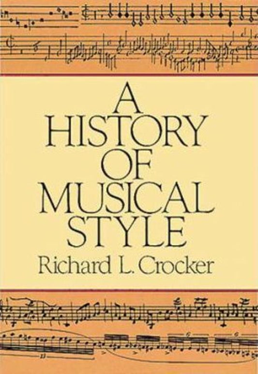A History Of Musical Style