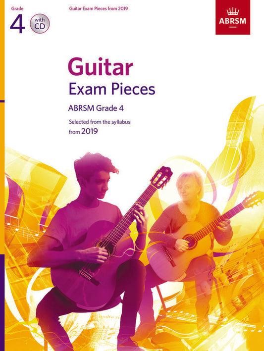 Guitar Exam Pieces ABRSM Grade 4 From 2019 Book/Cd