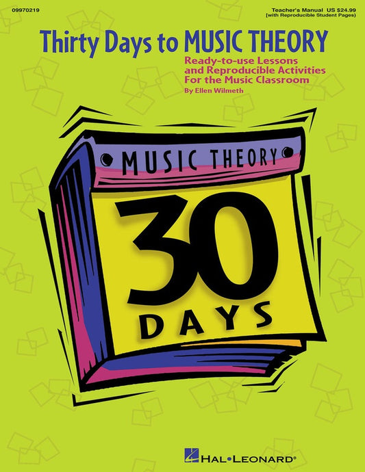 Thirty Days To Music Theory Teachers Book
