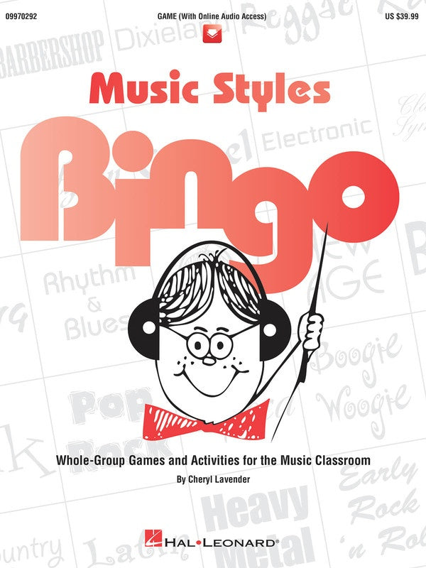 Music Styles Bingo Game - Flash Cards/Ola (Classroom Kit)