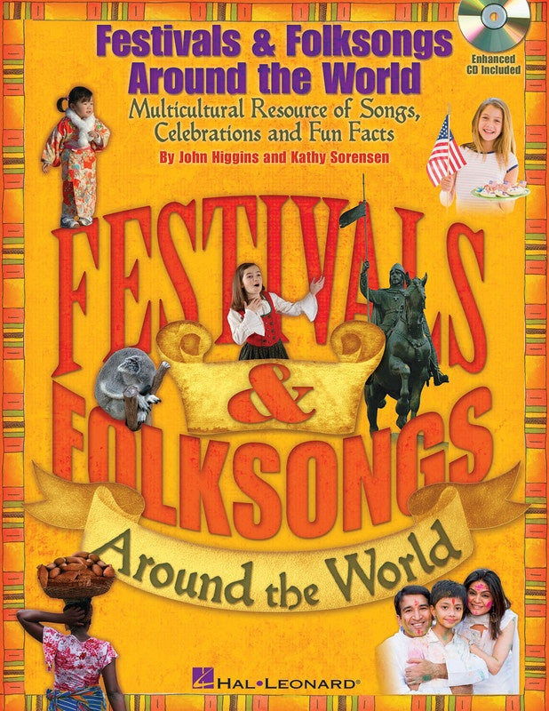 Festivals & Folksongs Around The World Bk/Cd