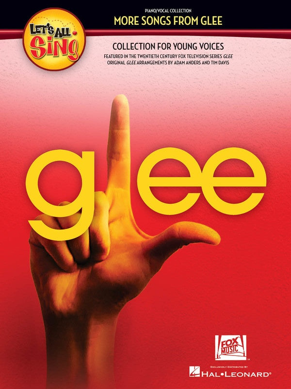 Lets All Sing More Songs From Glee - Unison Voice Songbook Collection