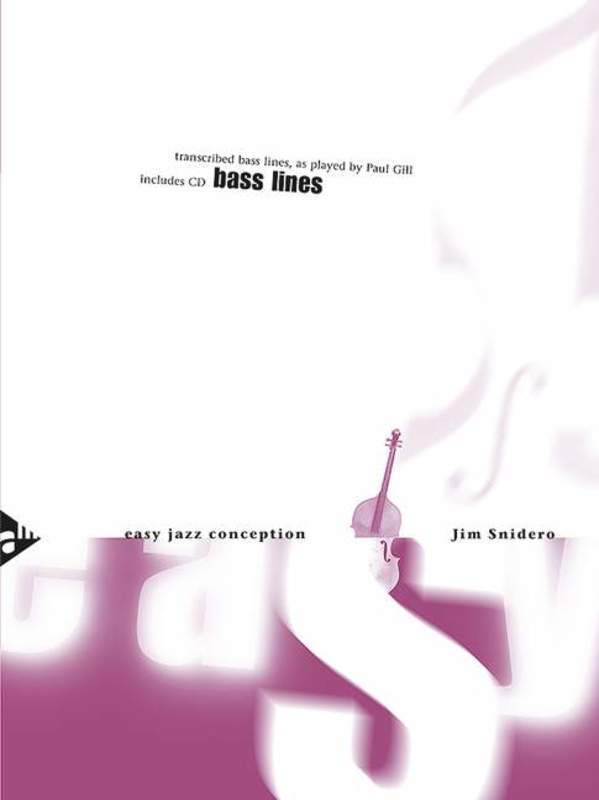 Easy Jazz Conception Bass Lines Bk/Cd