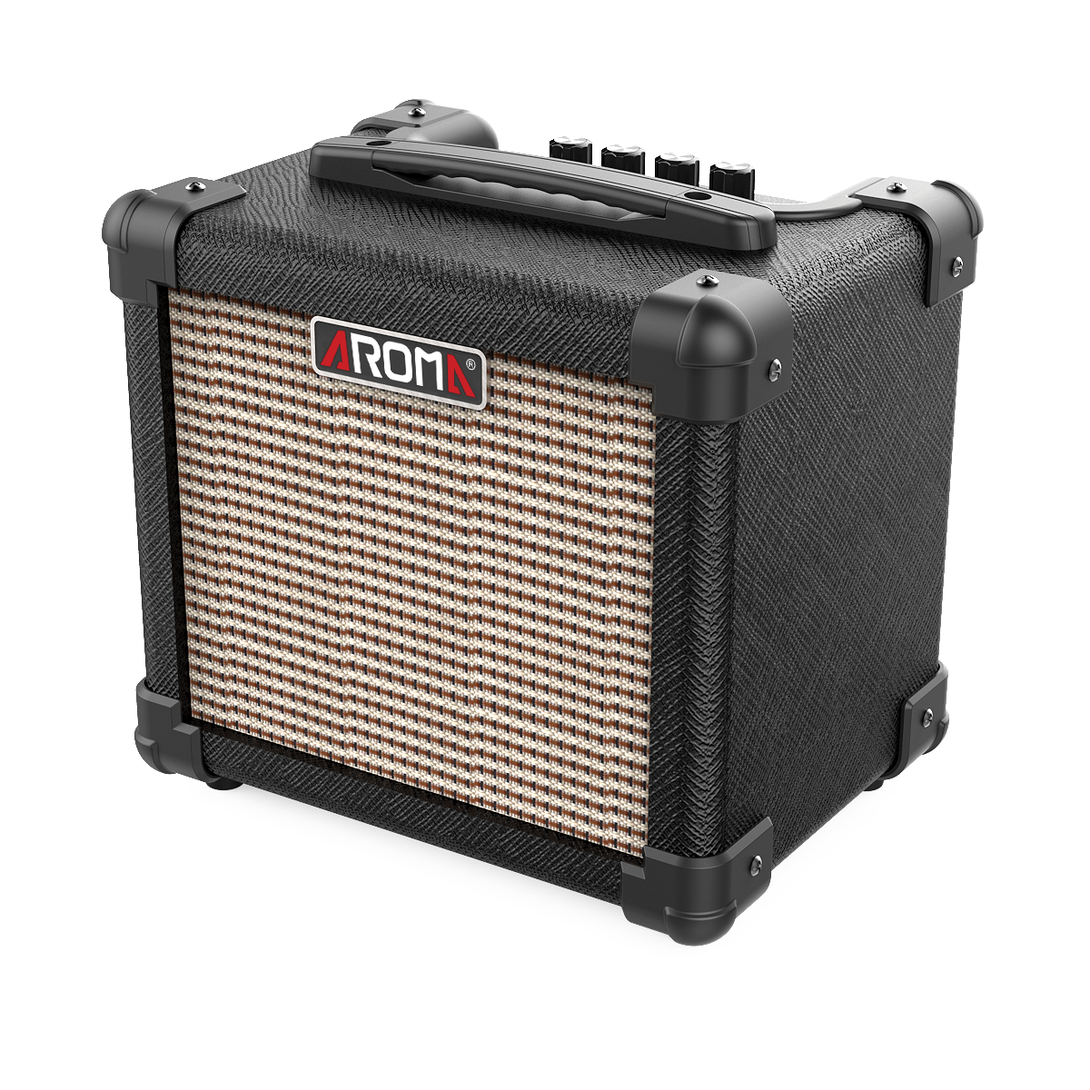 Aroma AG10BK Portable Electric Guitar Amplifier - Black