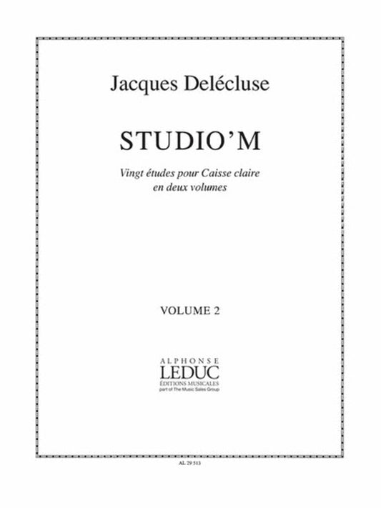 20 Studies For Snare Drum Volume 2 Book