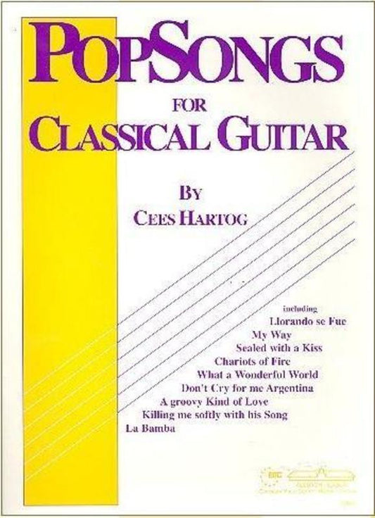 Pop Songs For Classical Guitar Volume 1 Book