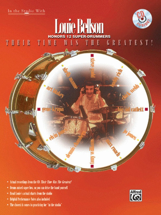 Louie Bellson Their Time Was The Greatest! Drums Bk/Cd