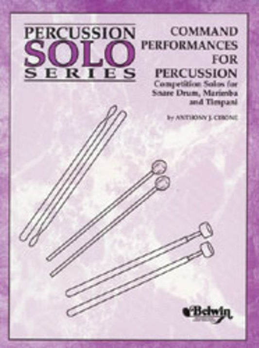 Cirone - Command Performances For Percussion