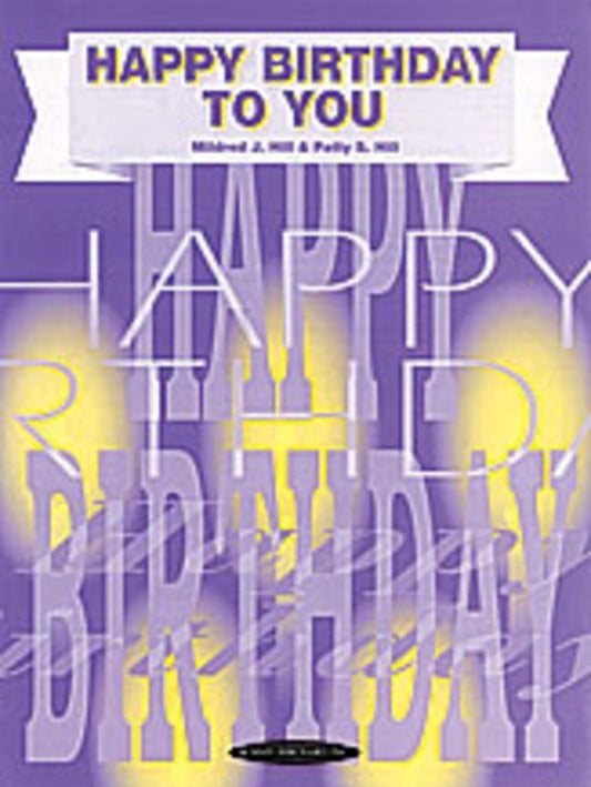 Happy Birthday To You Piano/Vocal S/S