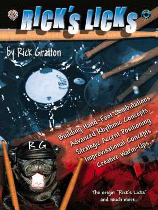 Ricks Licks Drums Bk/Cd