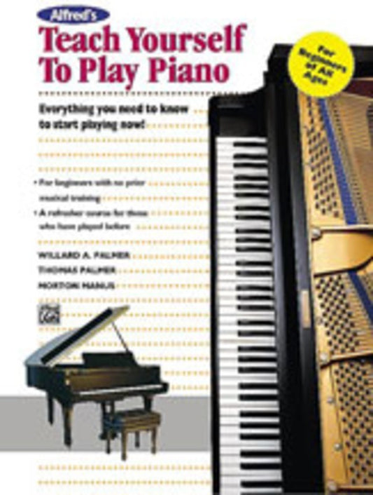 Alfred's Teach Yourself To Play Piano Book/Cd