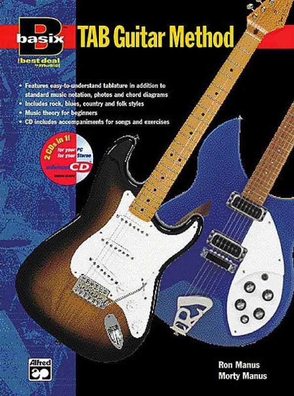 Basix Tab Guitar Method Book 1 Bk/Ola