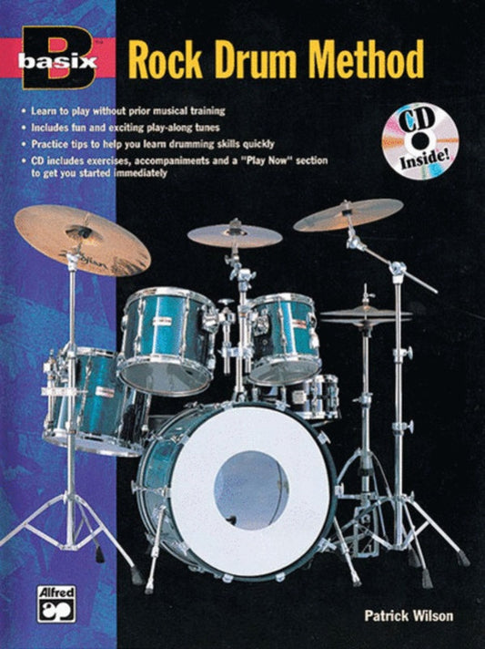 Basix Rock Drum Method Bk/Cd