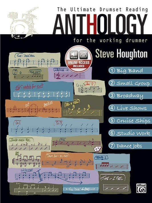 The Ultimate Drumset Reading Anthology Bk/Ola