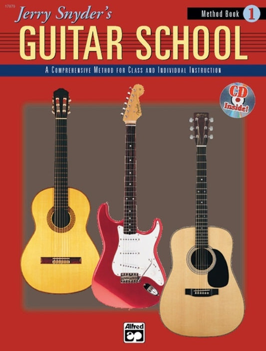 Jerry Snyders Guitar School Method Bk 1 Bk/Cd