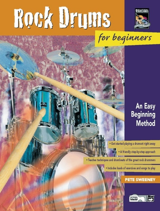 Rock Drums For Beginners Bk/Cd
