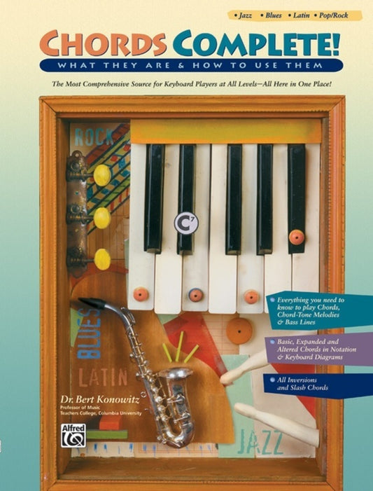 Chords Complete Jazz Blues Latin Pop/Rock