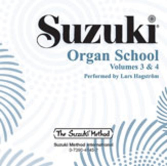 Suzuki Organ School Cd Bk 3 And 4