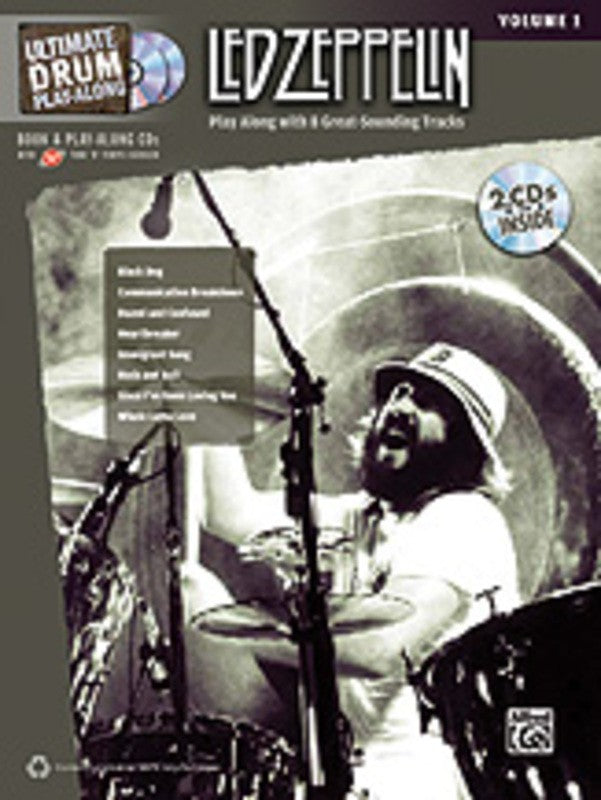 Led Zeppelin - Ultimate Drum Playalong Vol 1 Bk/Ola