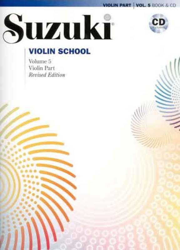 Suzuki Violin School Vol 5 Violin Part Bk/Cd