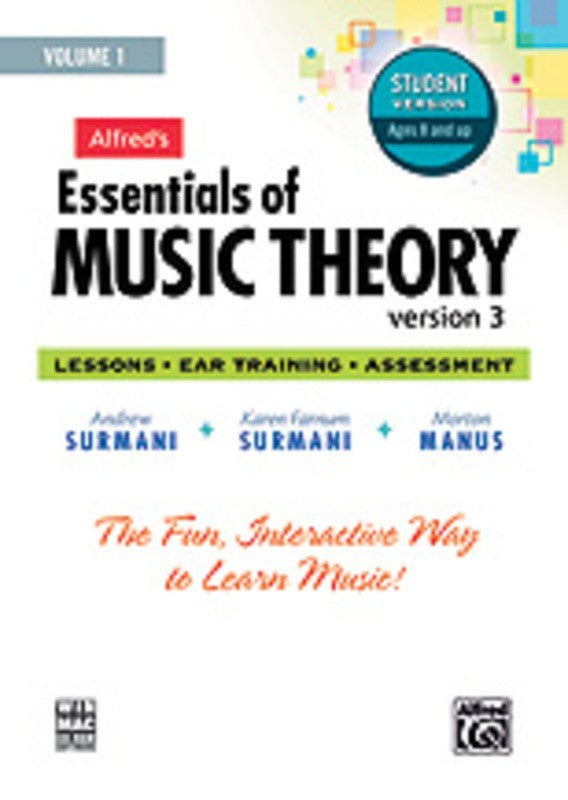 Essentials of Music Theory Software Version 3, Student Volume 1