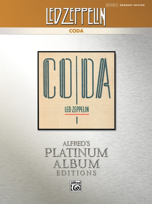 Led Zeppelin - Coda Drums Platinum Album