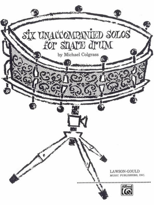 Colbrass - 6 Unaccompanied Solos For Snare Drum