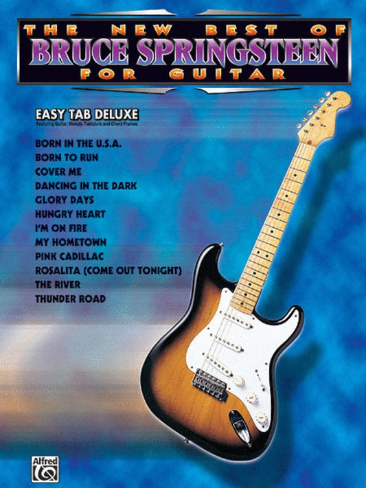 The New Best Of Bruce Springsteen For Guitar Easy Tab