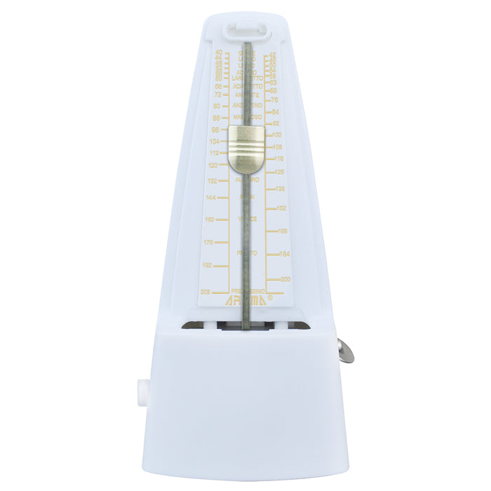 Aroma AM707 Mechanical Metronome (White)