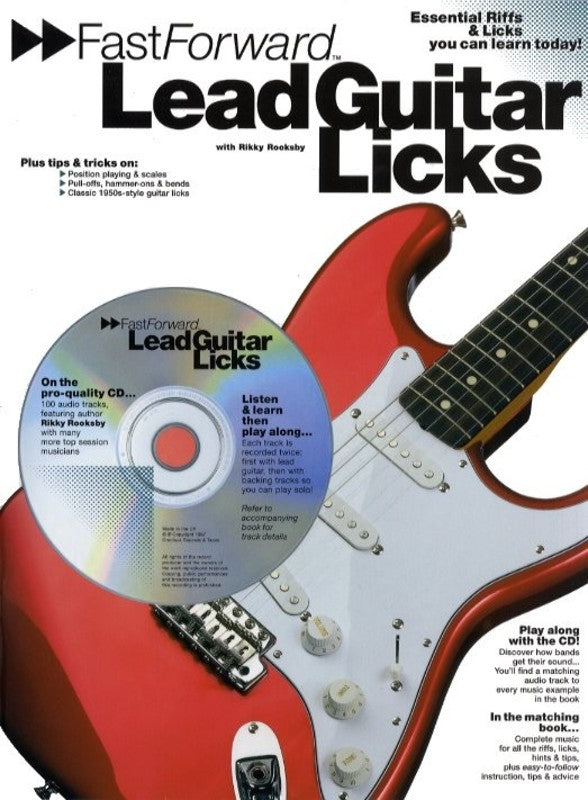 Fast Forward Lead Guitar Licks Bk/Cd