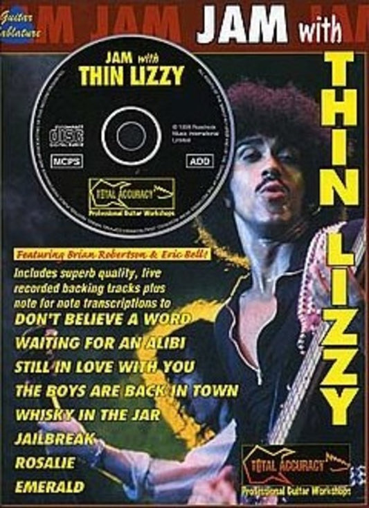 Jam With Thin Lizzy Guitar Tab Bk/Cd