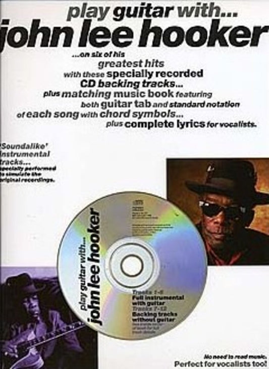 Play Guitar With John Lee Hooker Tab Bk/Cd