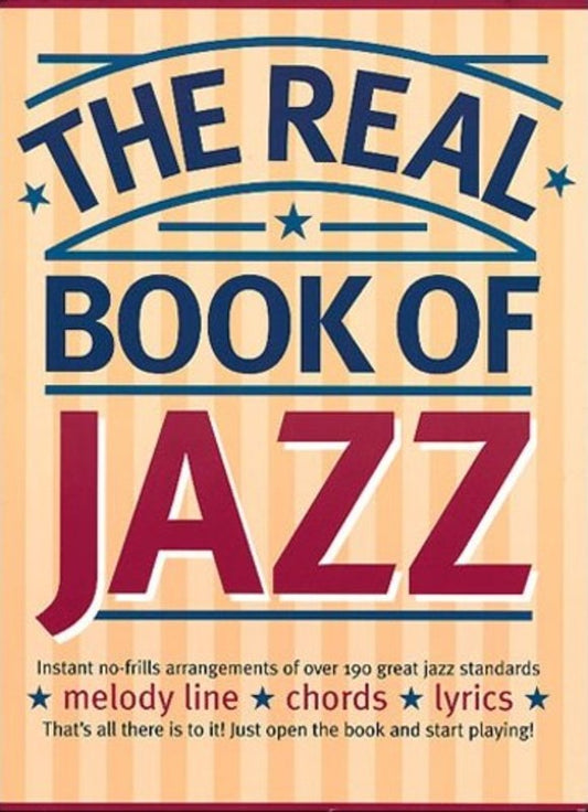 The Real Book Of Jazz Melody/Lyrics/Chords 190 Songs