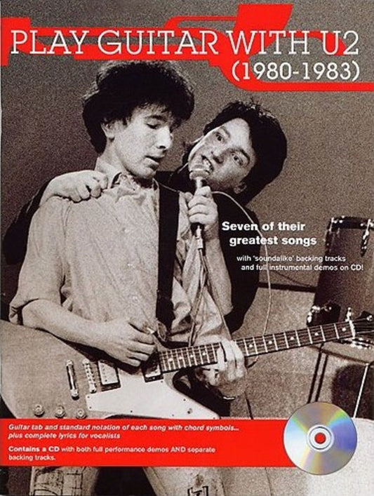 Play Guitar With U2 (1980-83) Tab Bk/Cd