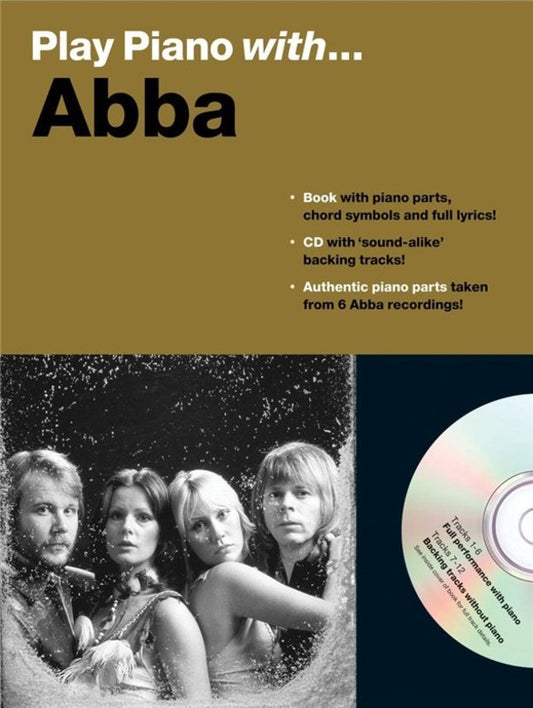 Play Piano With Abba PVG Bk/Cd