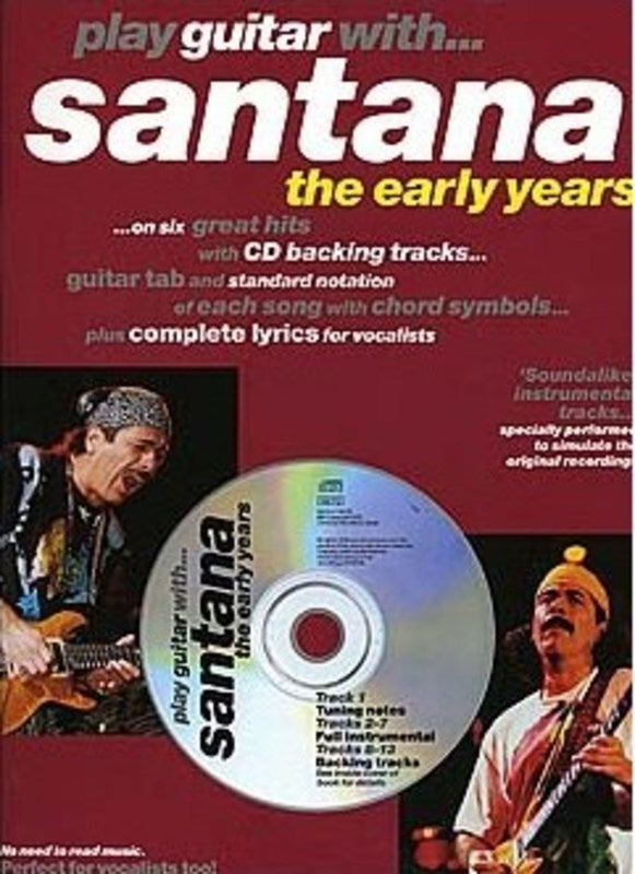 Play Guitar With Santana Early Years Tab Bk/Cd