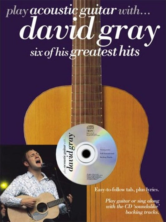 Play Acoustic Guitar With David Gray Bk/Cd