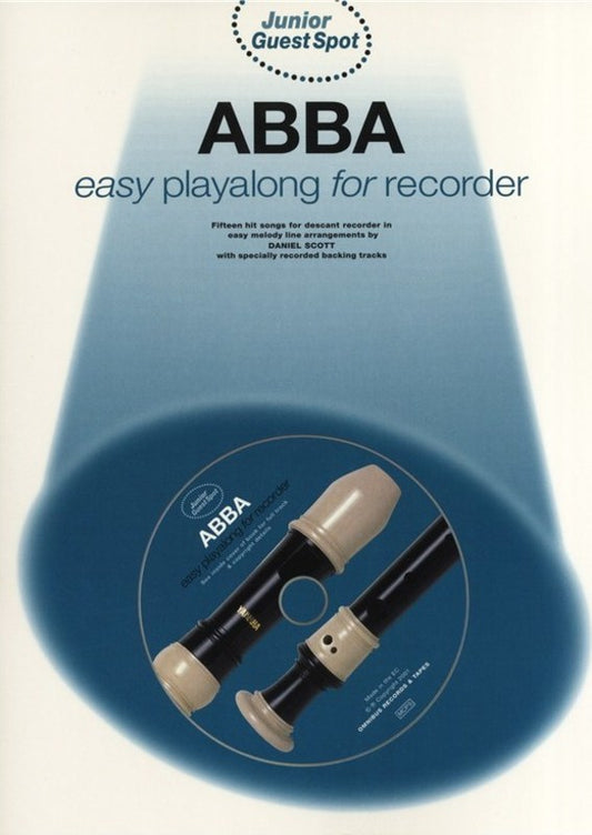 Junior Guest Spot - Abba Recorder Play Along Book/Cd