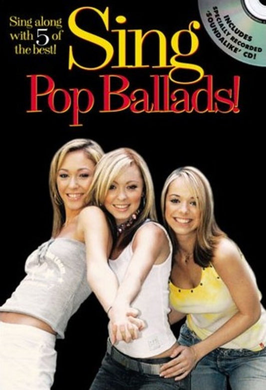 Sing With Pop Ballads Bk/Cd