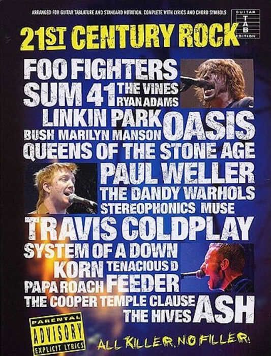 21st Century Rock Tab Slipcase Songbook