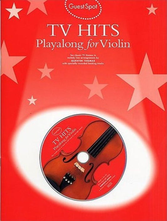 Guest Spot - TV Hits Violin Play Along Book/Cd