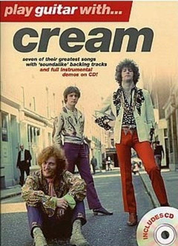 Play Guitar With Cream Tab Bk/Cd