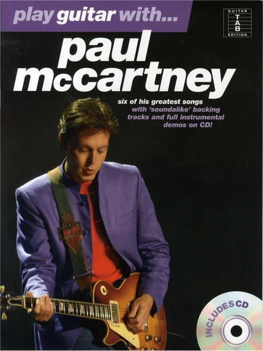 Play Guitar With Paul Mccartney Tab Bk/Cd