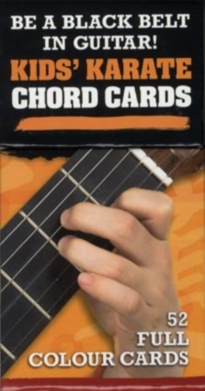 Kids Karate Chord Cards For Guitar