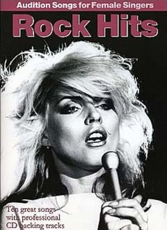 Audition Songs Female Rock Hits Bk/Cd