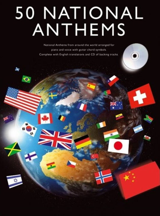50 National Anthems Book/Cd
