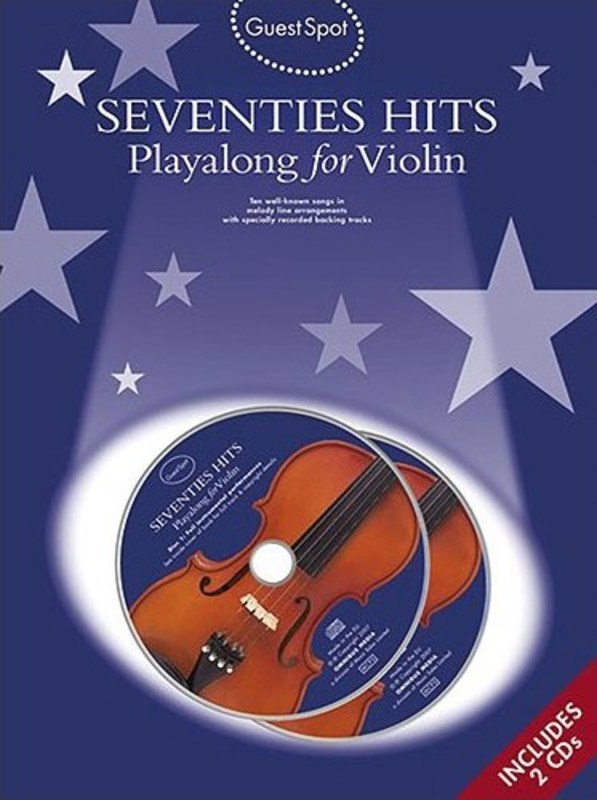 Guest Spot - Seventies Hits For Violin Play Along Book/2 Cd's
