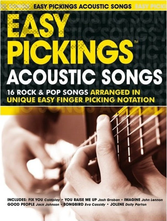 Easy Pickings Acoustic Songs - Easy Guitar Tab Book