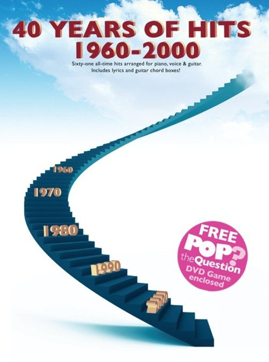 40 Years Of Hits 1960-2000 PVG Book