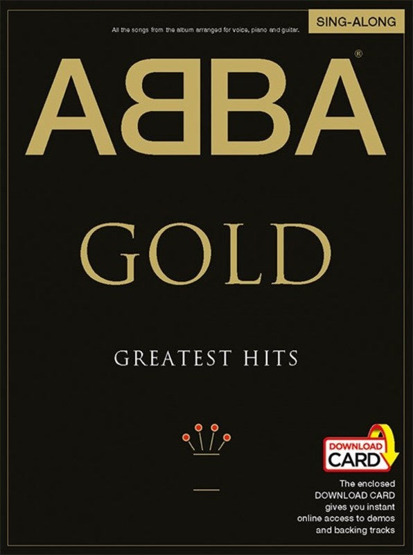 Abba - Gold Greatest Hits Sing-Along PVG Book/Ola
